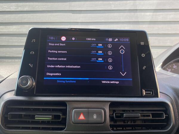 2023 Peugeot Partner 1.5 BlueHDi 1000 Asphalt Premium + Standard Panel Van SWB Euro 6 (s/s) 5dr