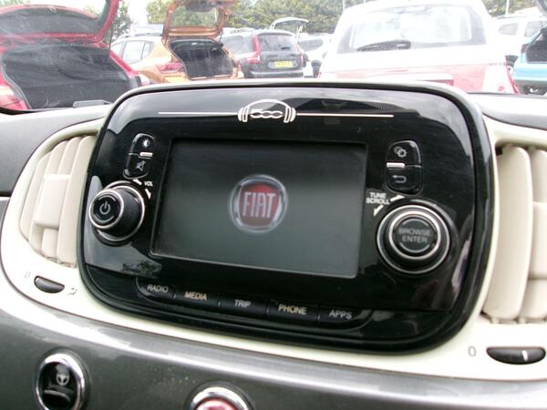 2018 Fiat 500 1.2 Lounge Euro 6 (s/s) 3dr