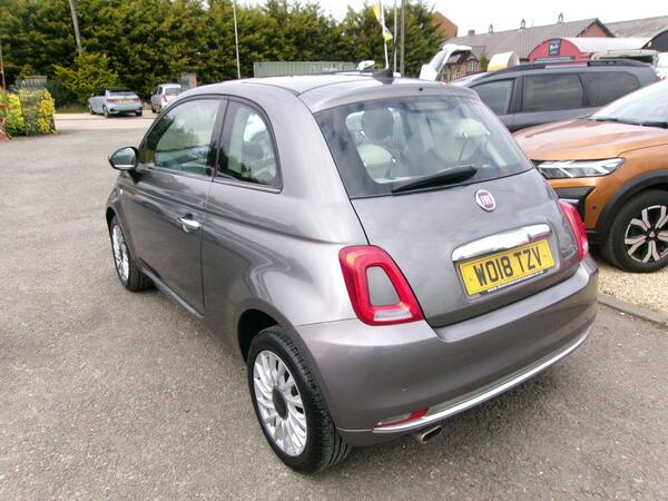 2018 Fiat 500 1.2 Lounge Euro 6 (s/s) 3dr