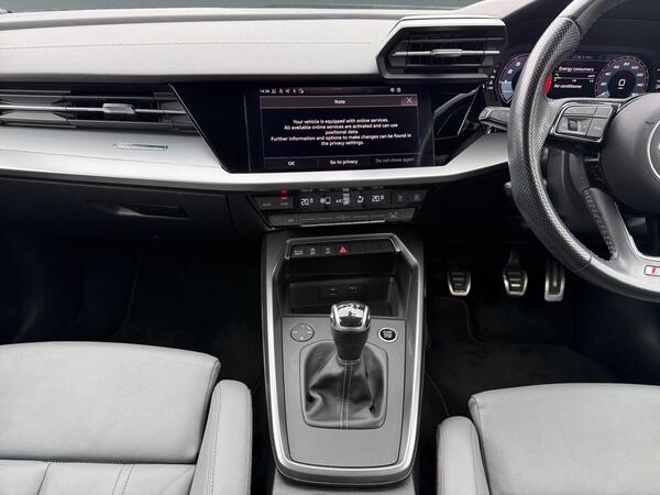 2020 Audi A3 1.5 TFSI 35 S line Sportback Euro 6 (s/s) 5dr