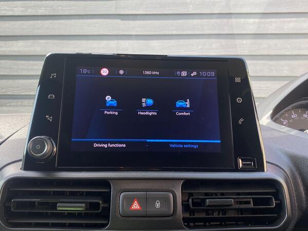 2023 Peugeot Partner 1.5 BlueHDi 1000 Asphalt Premium + Standard Panel Van SWB Euro 6 (s/s) 5dr