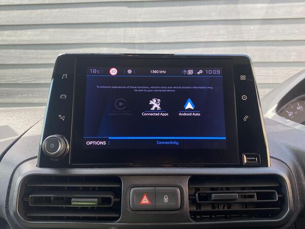 2023 Peugeot Partner 1.5 BlueHDi 1000 Asphalt Premium + Standard Panel Van SWB Euro 6 (s/s) 5dr