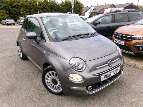 2018 Fiat 500 1.2 Lounge Euro 6 (s/s) 3dr