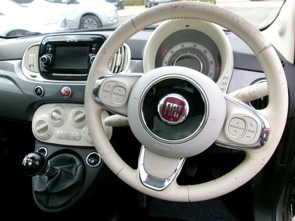 2018 Fiat 500 1.2 Lounge Euro 6 (s/s) 3dr