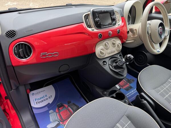 Fiat 500 1.2 Lounge Euro 6 (s/s) 3dr