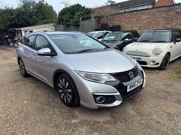 2016 HONDA CIVIC 1.8 I VTEC SR TOURER EURO 6 S S 5DR 7,995 MANUAL... photo
