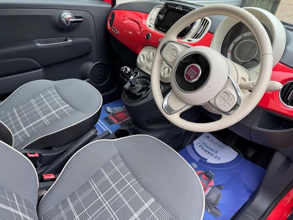 Fiat 500 1.2 Lounge Euro 6 (s/s) 3dr