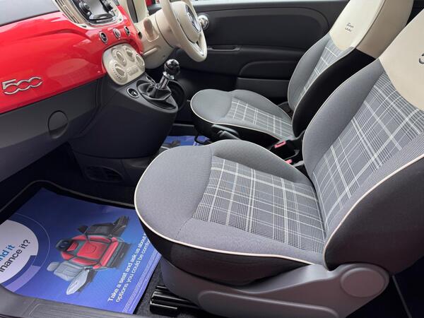 Fiat 500 1.2 Lounge Euro 6 (s/s) 3dr