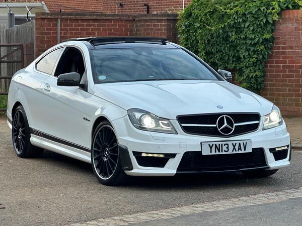 2013 MERCEDES C CLASS 6.3 C63 V8 AMG EDITION 125 SPDS MCT EURO 5 2DR 21,495... photo