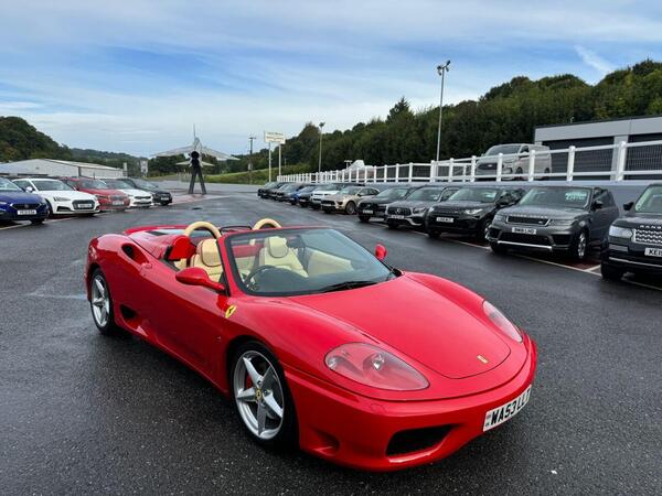 2003 Ferrari 360 SPIDER F1 4.3 Auto 490 bhp Cream leather, Challenge Grill 2dr