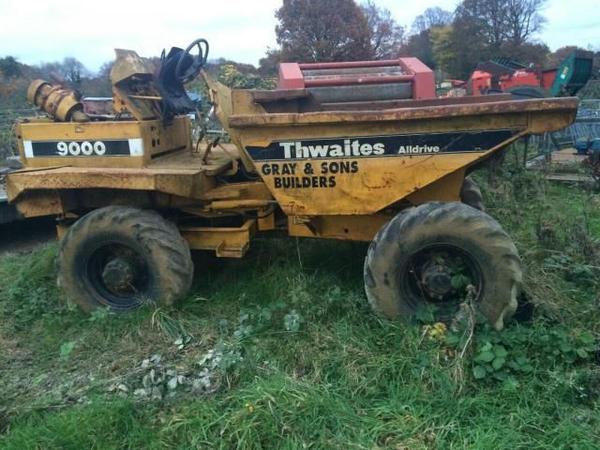  Thwaites 9000 dumper Gatwick - £1500 - delivery - export Image