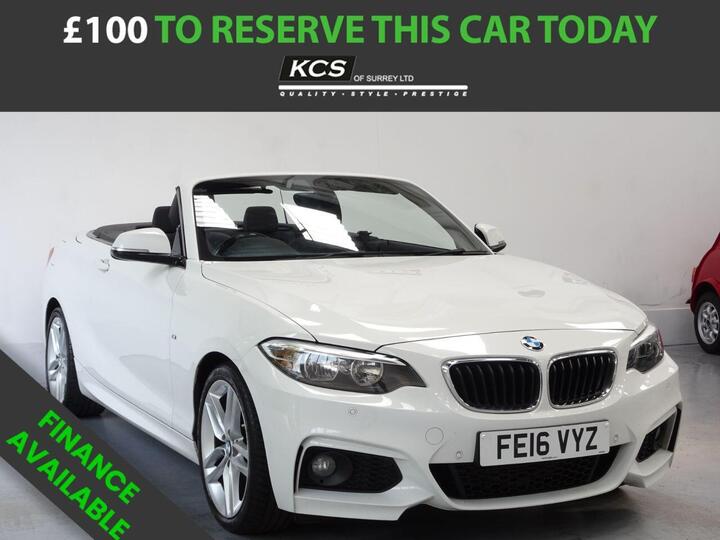 BMW 2 SERIES 2.0 220i M Sport Euro 6 (s/s) 2dr