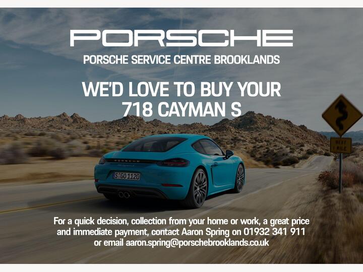 Porsche 718 Cayman 2.5T S PDK Euro 6 (s/s) 2dr