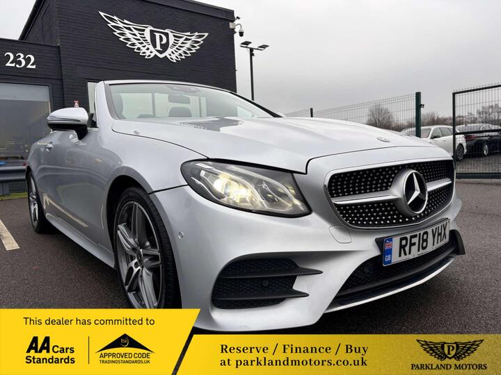 Mercedes-Benz E-CLASS 2.0 E220d AMG Line (Premium) Cabriolet G-Tronic+ Euro 6 (s/s) 2dr