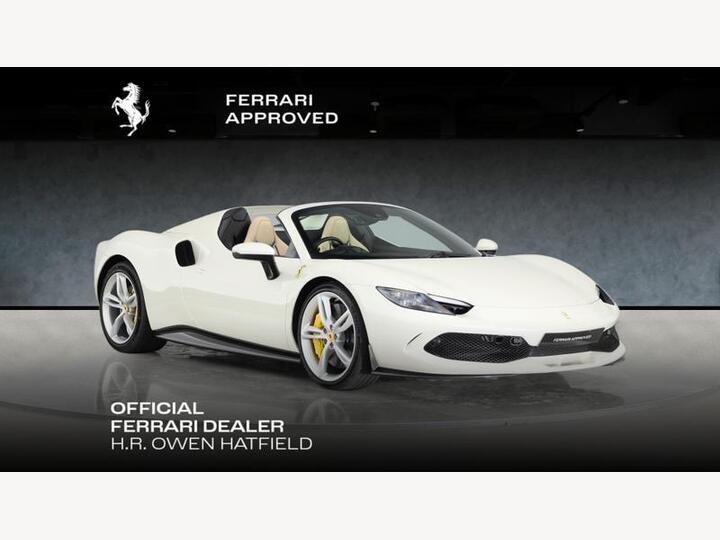 Ferrari 296 3.0T V6 7.45kWh Spider F1 DCT Euro 6 (s/s) 2dr
