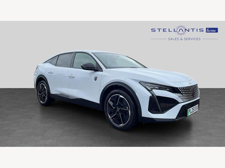 Peugeot E-408 58kWh GT Fastback Auto 5dr Peugeot E-408 58kWh GT Fastback Auto 5dr