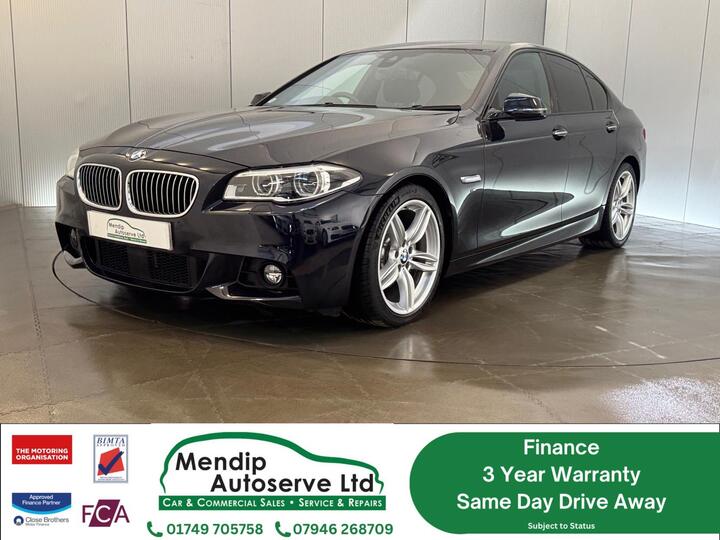 BMW 5 Series 2.0 520i M Sport Saloon 4dr Petrol Auto Euro 6 (s/s) (184 Ps)