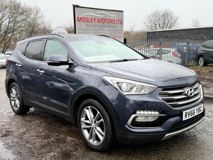 Hyundai Santa Fe 2.2 CRDi Blue Drive Premium SE Auto 4WD Euro 6 (s/s) 5dr (7 Seat) Hyundai Santa Fe 2.2 CRDi Blue Drive Premium SE Auto 4WD Euro 6 (s/s) 5dr (7 Seat)