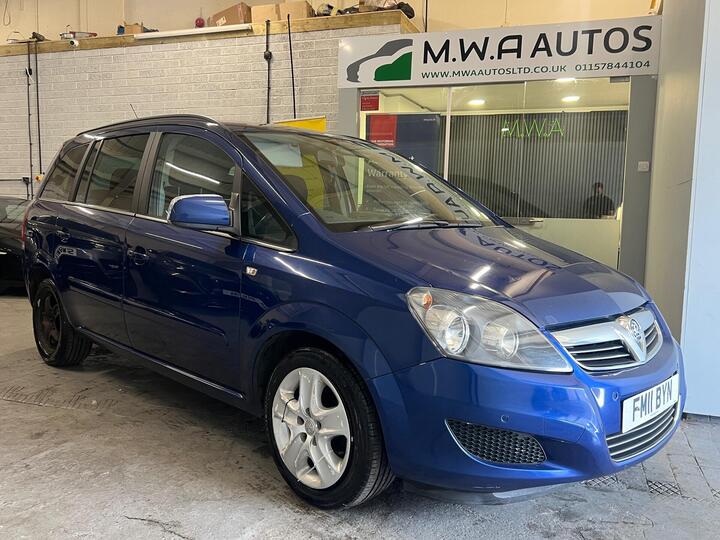 Vauxhall Zafira 1.7 CDTi EcoFLEX Exclusiv Euro 5 5dr Vauxhall Zafira 1.7 CDTi EcoFLEX Exclusiv Euro 5 5dr