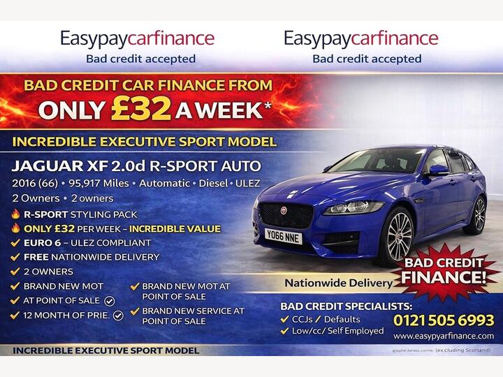 Jaguar XF 2.0d R-Sport Auto Euro 6 (s/s) 4dr