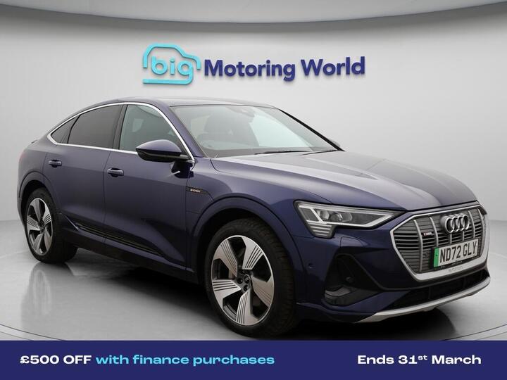 Audi E-tron 55 S Line Sportback Auto Quattro 5dr 95kWh (11kW Charger)