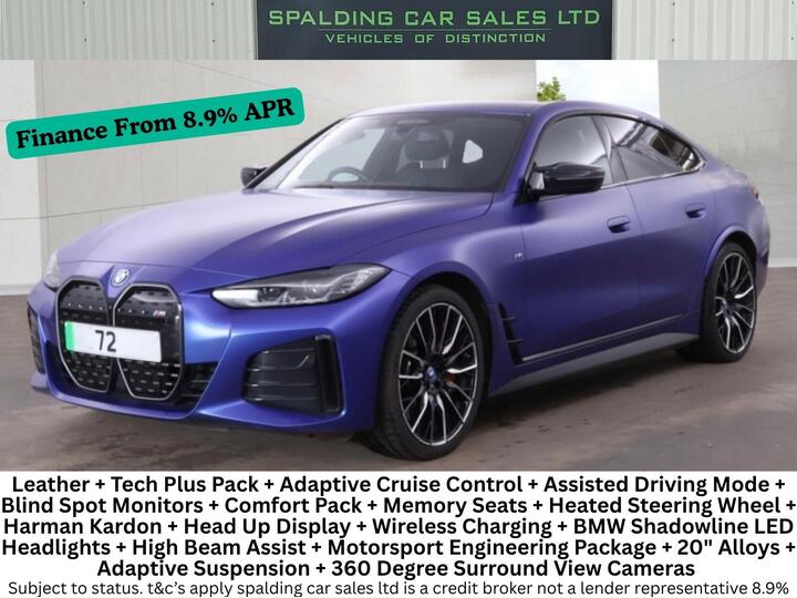 BMW I4 M50 83.9kWh Gran Coupe Auto 4WD 5dr