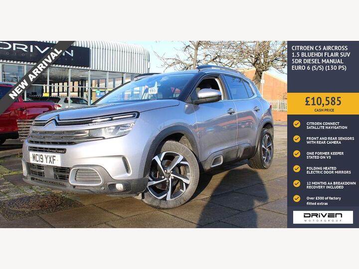 Citroen C5 AIRCROSS 1.5 BlueHDi Flair Euro 6 (s/s) 5dr Citroen C5 AIRCROSS 1.5 BlueHDi Flair Euro 6 (s/s) 5dr