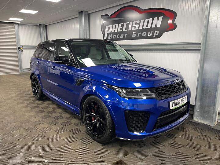 Land Rover Range Rover Sport 5.0 P575 V8 SVR Auto 4WD Euro 6 (s/s) 5dr Land Rover Range Rover Sport 5.0 P575 V8 SVR Auto 4WD Euro 6 (s/s) 5dr