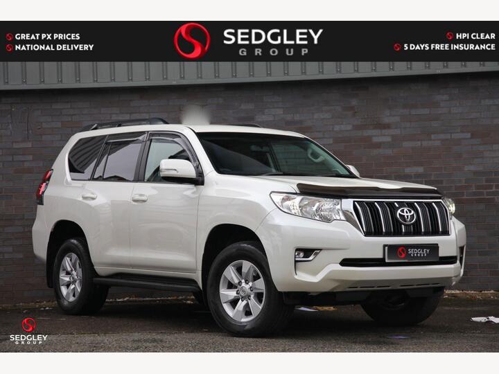 Toyota Land Cruiser 2.8D Active Auto 4WD Euro 6 (s/s) 5dr (7 Seat)