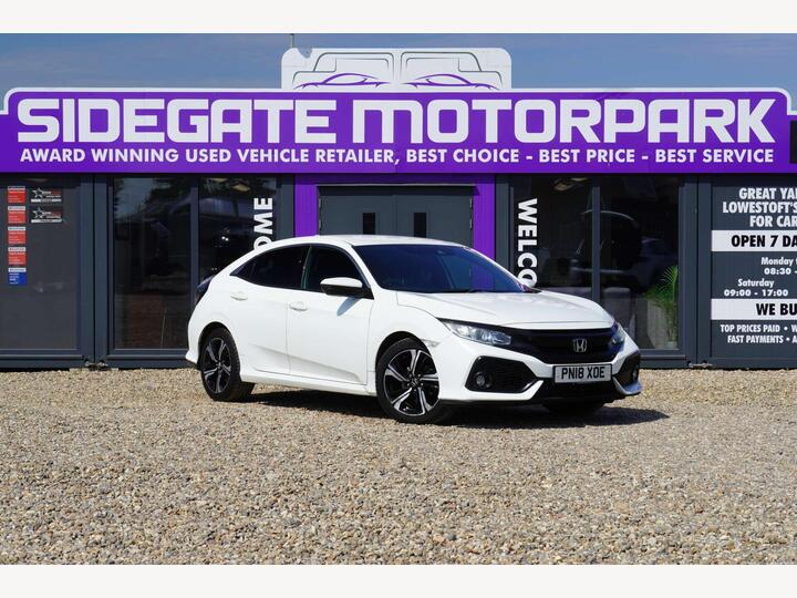 Honda CIVIC 1.0 VTEC Turbo SR Euro 6 (s/s) 5dr Honda CIVIC 1.0 VTEC Turbo SR Euro 6 (s/s) 5dr