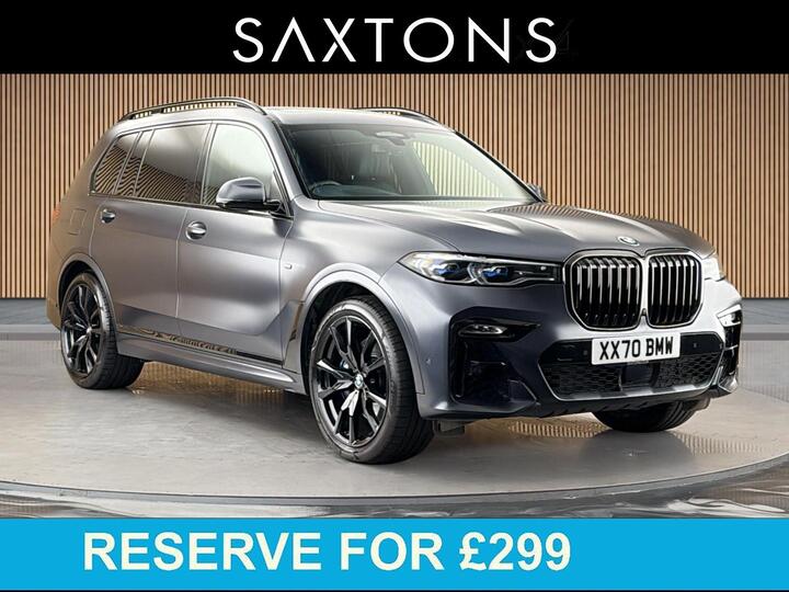 BMW X7 4.4 M50i V8 Dark Shadow Edition Auto XDrive Euro 6 (s/s) 5dr