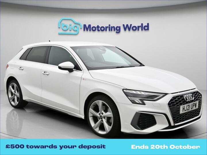 Audi A3 1.5 TFSI 35 S Line Sportback S Tronic Euro 6 (s/s) 5dr