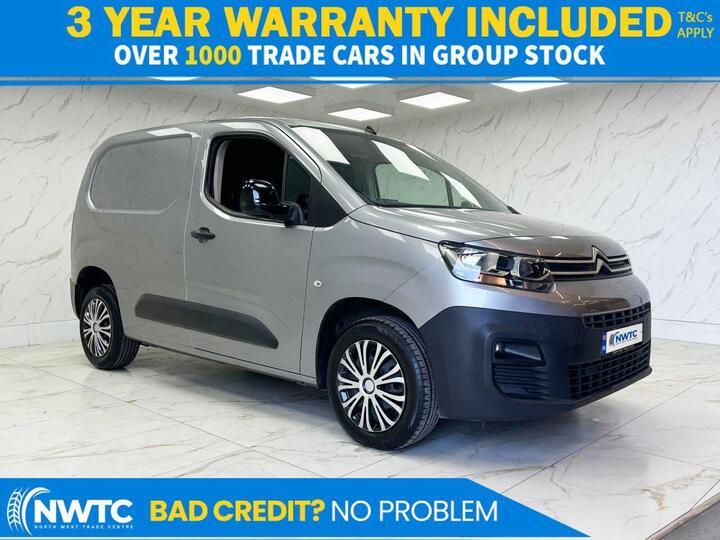 Citroen BERLINGO 1.5 BlueHDi 1000 Enterprise M Pro Panel Van 5dr Diesel Manual SWB Euro 6 (s/s) (100 Ps) F/S/H X3! 1 OWNER!  F/S/H X3! 1 OWNER!