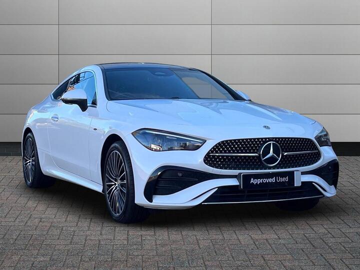 Mercedes-Benz CLE 2.0 CLE300e 25.4kWh AMG Line (Premium) G-Tronic+ Euro 6 (s/s) 2dr Mercedes-Benz CLE 2.0 CLE300e 25.4kWh AMG Line (Premium) G-Tronic+ Euro 6 (s/s) 2dr