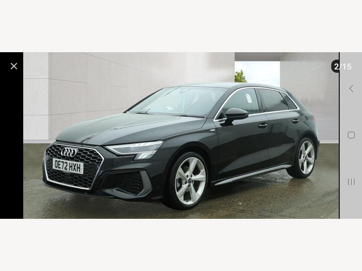 Audi A3 1.0 TFSI 30 S Line Sportback Euro 6 (s/s) 5dr