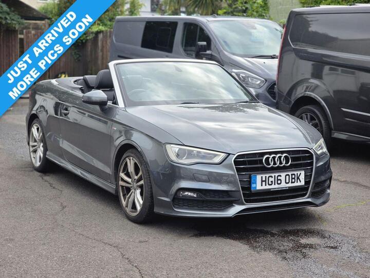 Audi A3 CABRIOLET 1.4 TFSI CoD S Line S Tronic Euro 6 (s/s) 2dr (Nav)