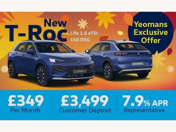 Volkswagen T-Roc 1.5 ETSI MHEV Life DSG Euro 6 (s/s) 5dr