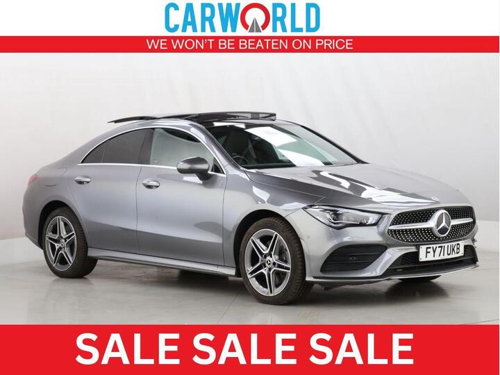 Mercedes-Benz CLA 1.3 CLA250e 15.6kWh AMG Line (Premium Plus) Coupe 8G-DCT Euro 6 (s/s) 4dr Mercedes-Benz CLA 1.3 CLA250e 15.6kWh AMG Line (Premium Plus) Coupe 8G-DCT Euro 6 (s/s) 4dr