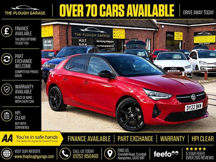 Vauxhall Corsa 1.2 Turbo SRi Edition Euro 6 (s/s) 5dr