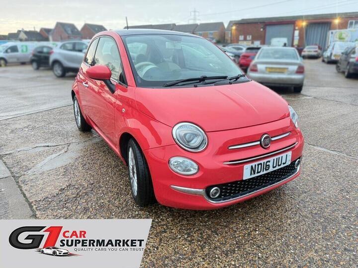 Fiat 500 1.2 Lounge Euro 6 (s/s) 3dr