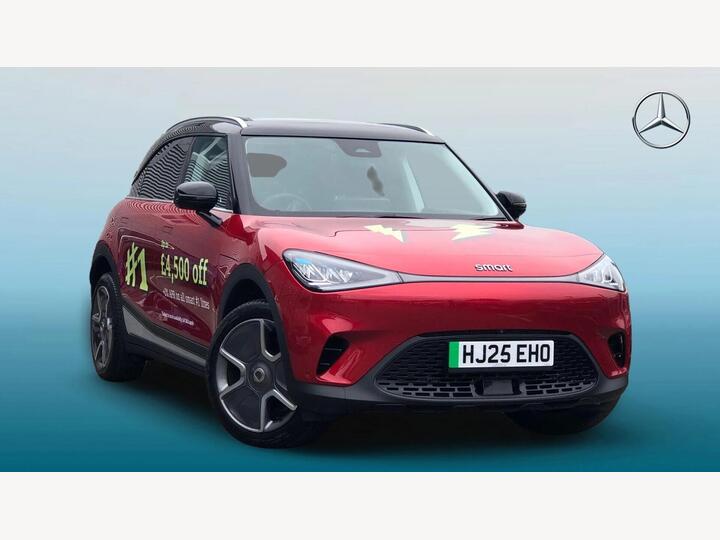 Smart HASHTAG 1 66kWh Pro+ Auto 5dr