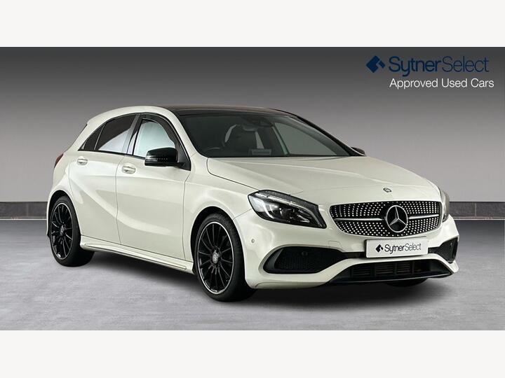 Mercedes-Benz A CLASS 1.5 A180d AMG Line (Premium Plus) Euro 6 (s/s) 5dr Mercedes-Benz A CLASS 1.5 A180d AMG Line (Premium Plus) Euro 6 (s/s) 5dr