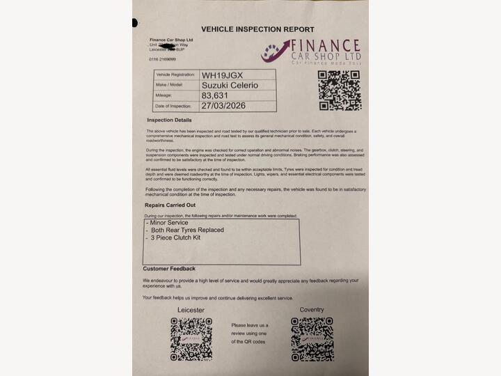 Suzuki Celerio 1.0 SZ3 Euro 6 5dr