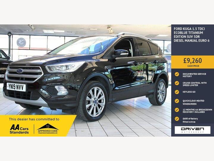 Ford KUGA 1.5 TDCi EcoBlue Titanium Edition Euro 6 (s/s) 5dr