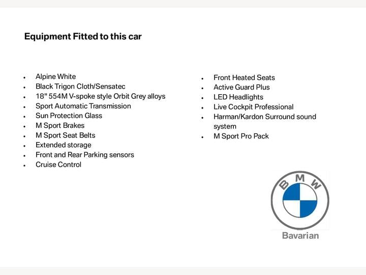 BMW 1 Series 2.0 120d M Sport (LCP) Auto Euro 6 (s/s) 5dr