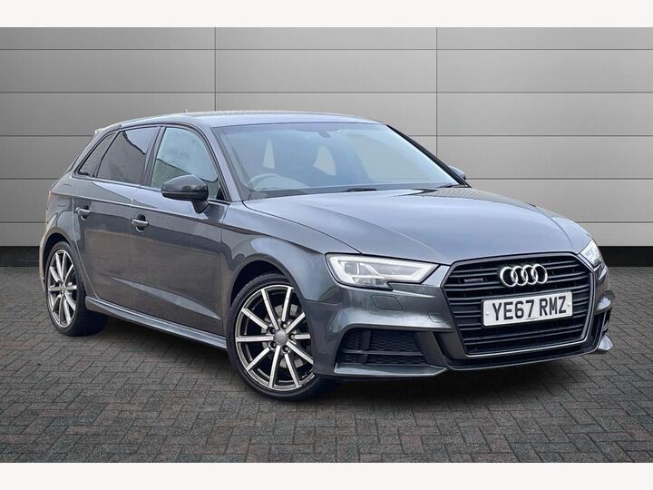 Audi A3 2.0 TFSI Black Edition Sportback S Tronic Quattro Euro 6 (s/s) 5dr