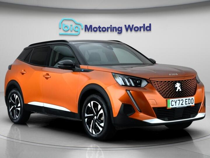 Peugeot E-2008 50kWh GT Auto 5dr (7kW Charger)