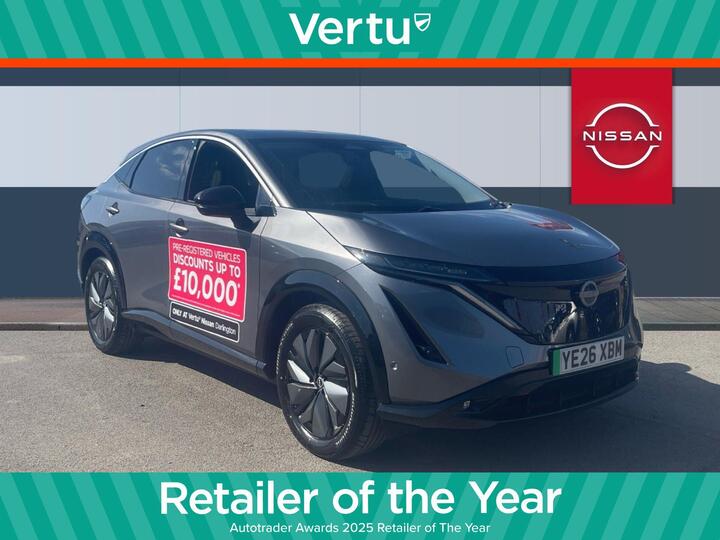 Nissan ARIYA 63kWh Evolve Auto 5dr 7.4kW Charger Nissan ARIYA 63kWh Evolve Auto 5dr 7.4kW Charger