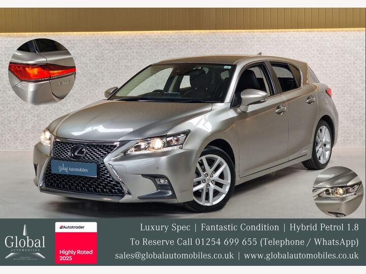 Lexus CT 1.8 200h Luxury CVT Euro 6 (s/s) 5dr