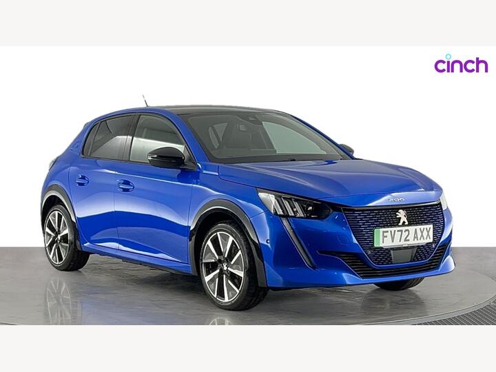 Peugeot E-208 50kWh GT Auto 5dr (7kW Charger)